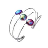 2018 Hot Oro Argento Sirena scala braccialetto moda donna braccialetti con ciondoli multicolore sirena paillettes braccialetto per amante regalo ragazze