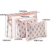 Flamingo make-uptassenset en organizer voor dames meisjes Waterdichte make-uptas Reismake-upzakje Toilettas opbergtas299E