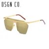 DSGN CO. 2018 남성과 여성을위한 클래식 스타일 브랜드 선글라스 Hot Rimless 8 Color Celebrity Sun Glasses UV400