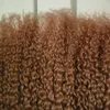Ombre Human Taśmy w Kinky Kręcone Taśma w Ludzkich Hair Extensions Brazylijski Remy Włosy na kleje Taśma PU Skin Weft Invisible 300g 120 sztuk