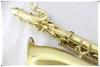 New Arrival MARGEWATE Baritone Saxophone Brass Body Matte Gold Plated Surface High Quality Musical Instrument With Case Mouthpiece