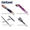 Fairiland fibra de carbono fiação vara de pesca isca vara de pesca 6' 6 6' 7' MH isca vara de peixe com cabo de cortiça grande ga259f