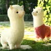 Dorimytrader Kawaii Cartoon Sheep Plush Toy STOR FULLED SOFT PLUSH Animal Alpaca Doll Pillow for Children Gift 31 tum 80cm DY611542962544