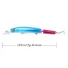 Hengjia 50st 145mm Jointed Minnow Hard Fishing Lures 14.5cm 15g Sea Fairy Fishing Lure Tre Jointed Minnow Fiske Baiit