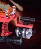 새로운 스테인레스 스틸 레이저 슬링 샷 낚시 slingshot 복합 활 양궁 강한 슬링 야외 사냥을 촬영할 수 있습니다