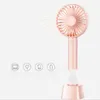 Portable Mini Handheld Fan USB Rechargeable Cooling Fans 3 Speed Personal Desk for Home Office Student Summer Outdoor Travel