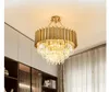 Modern Crystal Pendant Lamp D50cm H30cm Europe Modern Creative Crystal Pendant Light Restaurant Livingroom Decoration Lamp Home Decoration