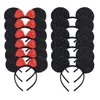 12 pcs étincelant paillettes rose paillettes souris oreilles bandeau pour fête d'anniversaire Halloween Gilrs accessoires de cheveux (12 paillettes roses) 1