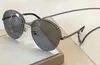 4242 Round Roundses Silver Chain Necklace Sun Glasses Women Hanges Sunglasses New With Box8108830