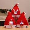 Christmas Hat Child LED Santa Red Accessories Decorations For Holiday Party New Year Supplies