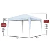 Free shipping Wholesales Hot sales 3 x 3m Two Doors & Two Windows Practical Waterproof Folding Tent White