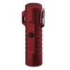 Outdoor camping LED flashlight Windproof cigarette Lighter double arc seal waterproof USB charging lighter