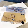 Samsung Galaxy S10 Case의 경우 Samsung S8 S9 Plus S7 Edge S10 Lite S10E Cover Bracket9609104의 경우 Pandora Bracelet Wrist Strap Glitter Case