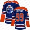 Edmonton Oilers Wayne Gretzky Jersey 97 Connor McDavid 29 Leon Draisaitl 93 Ryan Nugent Hopkins 2019-2020 Terceiro Hóquei Jerseys