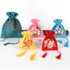 11x14 13x17 18x23cm Drawstring Gifts Bags Wedding Christmas Packaging Sack Jewelry Pouches Chinese Handmade Embroidered Pouch