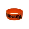 1PC Helloween bracelet en caoutchouc de Silicone 1 pouce de large bande de Style métal lourd pour les fans de musique cadeau