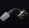 100% vero quarzo Banger 4mm di spessore 9045 gradi piattaforma petrolifera dab rig Domeless club chiodo 14mm 18mm maschio femmina Banger