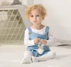 Pagliaccetti lavorati a maglia Coniglio Neonate Tute senza maniche Toddler Boy Outfit Inverno Neonato Vestiti da arrampicata Boutique Abbigliamento per bambini 4927