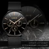 Mens Watches Lige Top Brand Luxury Waterproof Ultra Thin Date Clock Male Steel Strap Casual Quartz Watch Men Sports Wrister Watch Y1192K