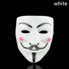 V För Vendetta Mask Halloween Horror Masks Party Maske Masquerade Cosplay Scary Masque Rolig Terror Mascara Villain Joke Maska