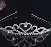 Girls Crowns With Rhinestones Wedding Jewelry Bridal Headpieces Birthday Party Performance Pageant Crystal Tiaras Wedding Accessories BW-ZK008