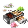 gaopinzhiHot pot BBQ one-pot home L'ebollizione in stile coreano può essere separata per friggere la macchina per barbecue multifunzione teglia elettrica baki