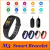 rastreador M5 relógio inteligente Smartband Esporte Academia Pressão inteligente Pulseira Sangue real Heart Rate Monitor Bluetooth Waterproof Vs M3 M4 mais barato