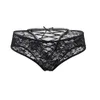 Frauenhöschen Frauen unter Verschleiß Strappy Lace Up Tangas Sous Vetement Femme Aushöhlen Blumentransparente Unterwäsche PS5155