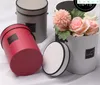 Paper box organizer Pure Color Round Flower Paper Boxes with Lid Hug Bucket Florist Gift Box 14X18 cm PH1