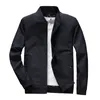 New Men's Bomber Jackets Slim Spring Autumn Casual Baseball Coat Stand Collar Male Pilot Outwear Mens Brand Clothing