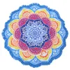 Yuvarlak plaj havlu hippi/boho mandala plaj battaniye/hint atış bohem yuvarlak masa bezi mandala dekor/yoga mat meditasyon 58 "