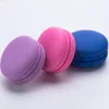 Récipient en silicone Macaron 53 mm Od Accessoires pour fumer 4 pièces par boîte Pots Dabs Conteneurs de cire Boîtes d'herbes sèches Boîte-cadeau de vaporisateur