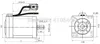 Leadshine Easy Servo Motor (Closed Loop Stepper) 3 phase 1103HBM120H-1000 with 220/230VAC 12 NM 1000 line encoder