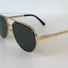 Moda Design Óculos de sol 0195 quadro piloto Pop de verão simples Estilo de venda UV400 Proteção ao ar livre Eyewear2973