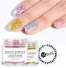 Holo Dipping Gradient Glitter Decoration Pigment Dust Laser Dipping Nail Glitter Natural Dry Without Lamp Cure
