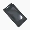 10x17x1.5cm 명확한 플라스틱 창 크래프트 종이 상자 선물 공예 포장 케이스 접이식 두꺼운 종이 상자 전화 쉘 저장 판지 꽉 구멍