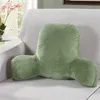 Casa Decoração Acessórios Plush Back Backrest Reading Descanso Descanso Lumbar Suporte Cadeira Almofada com Arms Soom Decoração Fronha Caso