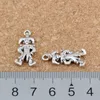 Clown Charms Pendants Alloy Smycken DIY Fit Armband Halsband Örhängen 100PCS / Lot Antik silver 12x24mm A-487