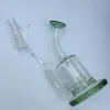 Honeycomb Manufacture glass water pipe 5.7 inches beaker bongs water pipe oil rigs Percolator glass bubbler free shipping