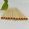 Bambú paja tubo de bambú viajes de picnic de burbujas té desechable pajita 100% natural biodegradable ecológico
