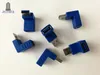 100 unids/lote ángulo recto USB 3,0 tipo A macho/hembra A hembra ángulo azul tipo cruzado adaptador acoplador conector cambiador de género velocidad rápida