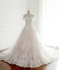 Nya 2021 Princess Wedding Dresses Turkiet Vita applikationer rosa satin inuti eleganta brudklänningar plus storlek1837