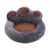 Long Plush Super Soft Pet Cat Bed Kennel Dog Round Cat Winter Warm Sleeping Bag Puppy Cushion Mat Portable Supplies