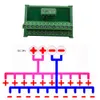 Power Divider Cable Distribution Splitter Common Terminal Block DIN Rail Type DC 24V