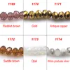 Braceletes de Crystal com contas de 8 mm contratados 1169-1174 Seis cores 20pcs/lote