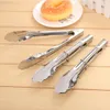 stainless steel bbq tongs kitchen cooking food bread cake clips pastry clamps clips kitchen accessories cooking tools