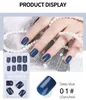 NAT003 12шт красочные многоразовые полное покрытие ложные искусственные советы ногтей Для декорированного дизайна короткое нажатие на ногти искусство поддельные советы расширения с