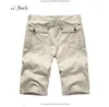 Spot Shorts Summer Pants Solid Color Street Loose Fat Men's Casual Overalls Stöd blandat parti