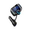 سيارة مرسل FM ، CHGeek Quick Charge 3.0 و Smart 2.4A شاحن سيارة USB مزدوج لاسلكي Aux Adapter مشغل MP3 طقم اتصال حر مع E