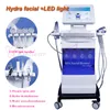 Nieuwe aqua facial 8 in 1 diamant microdermabrasie schoonheid machine huidverzorging water dermabrasie peeling hydra gezichtsverjonging spa apparatuur